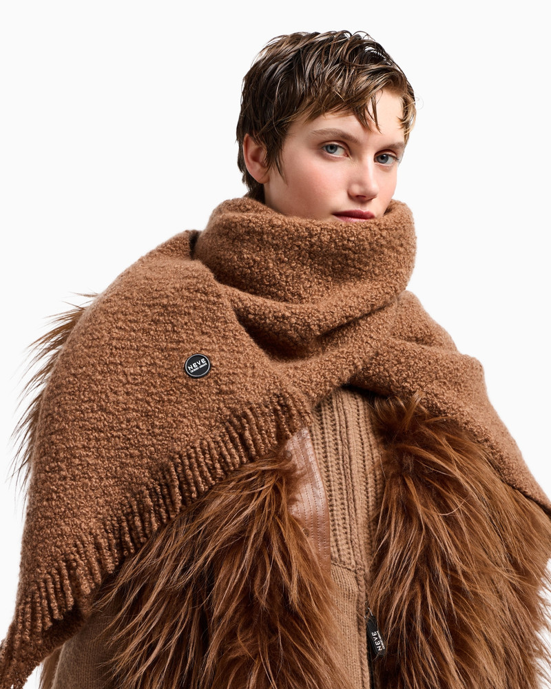 GIORGIO ARMANI NEVE SCARF IN CASHMERE AND SILK 3