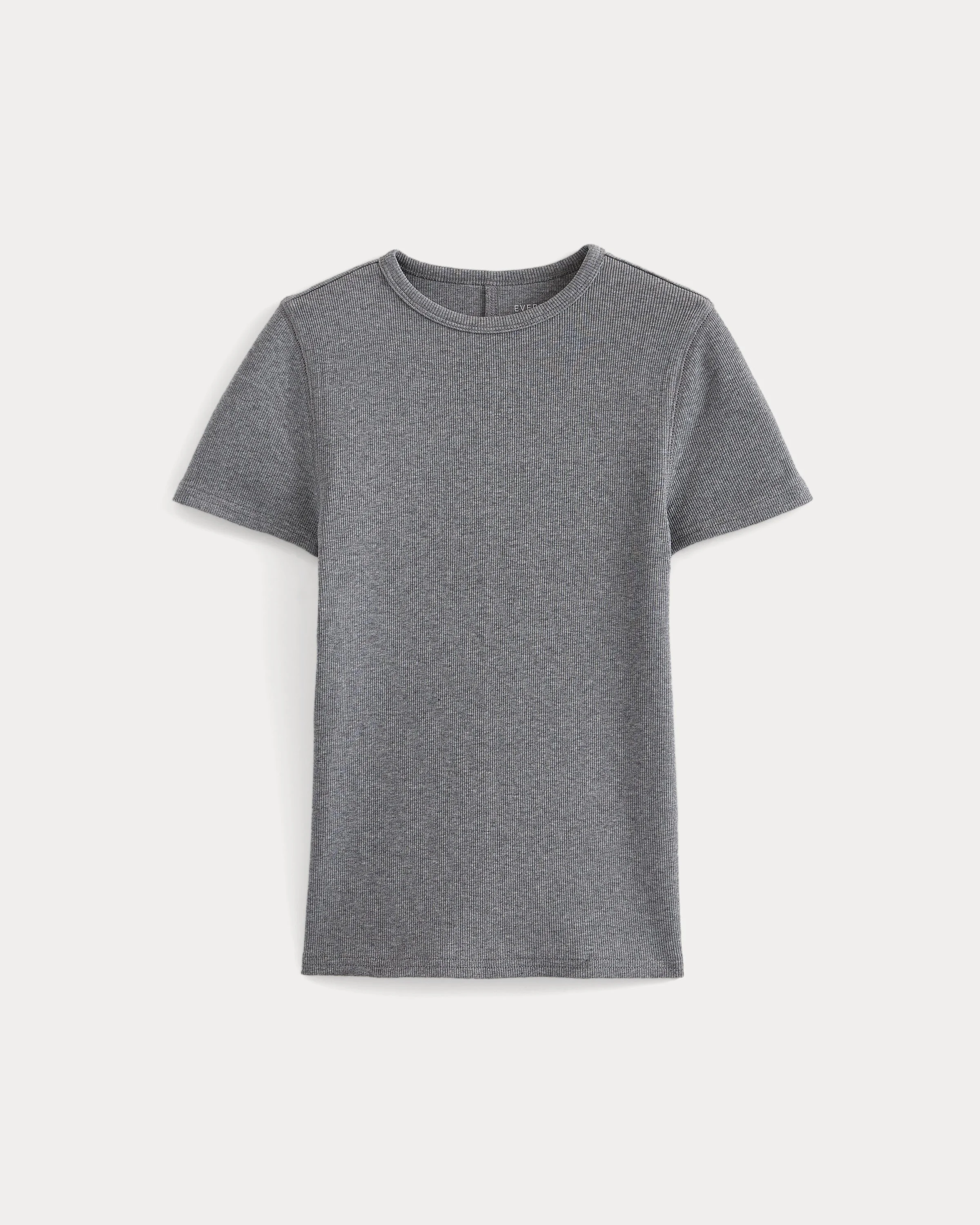 EFFORTLESS RIB SHORT-SLEEVE CREW - 1