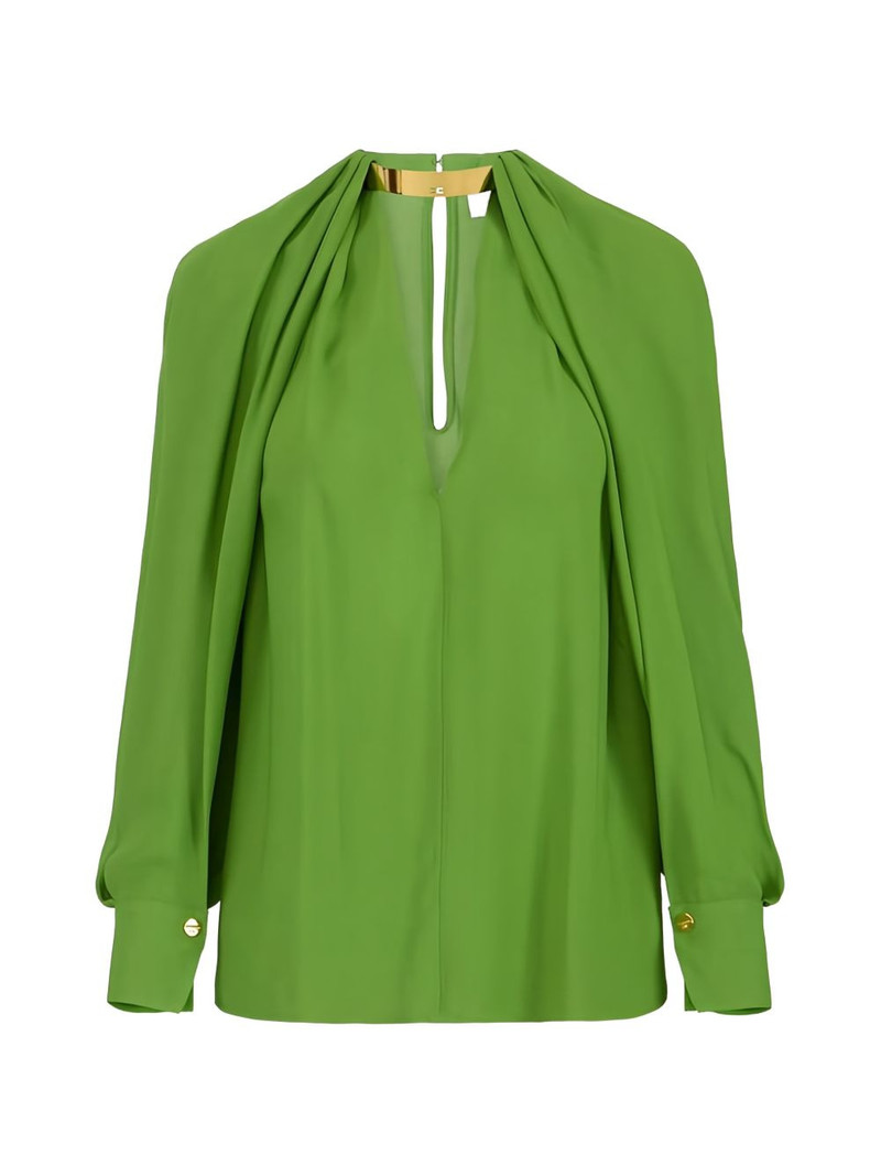 cape-sleeves blouse 1