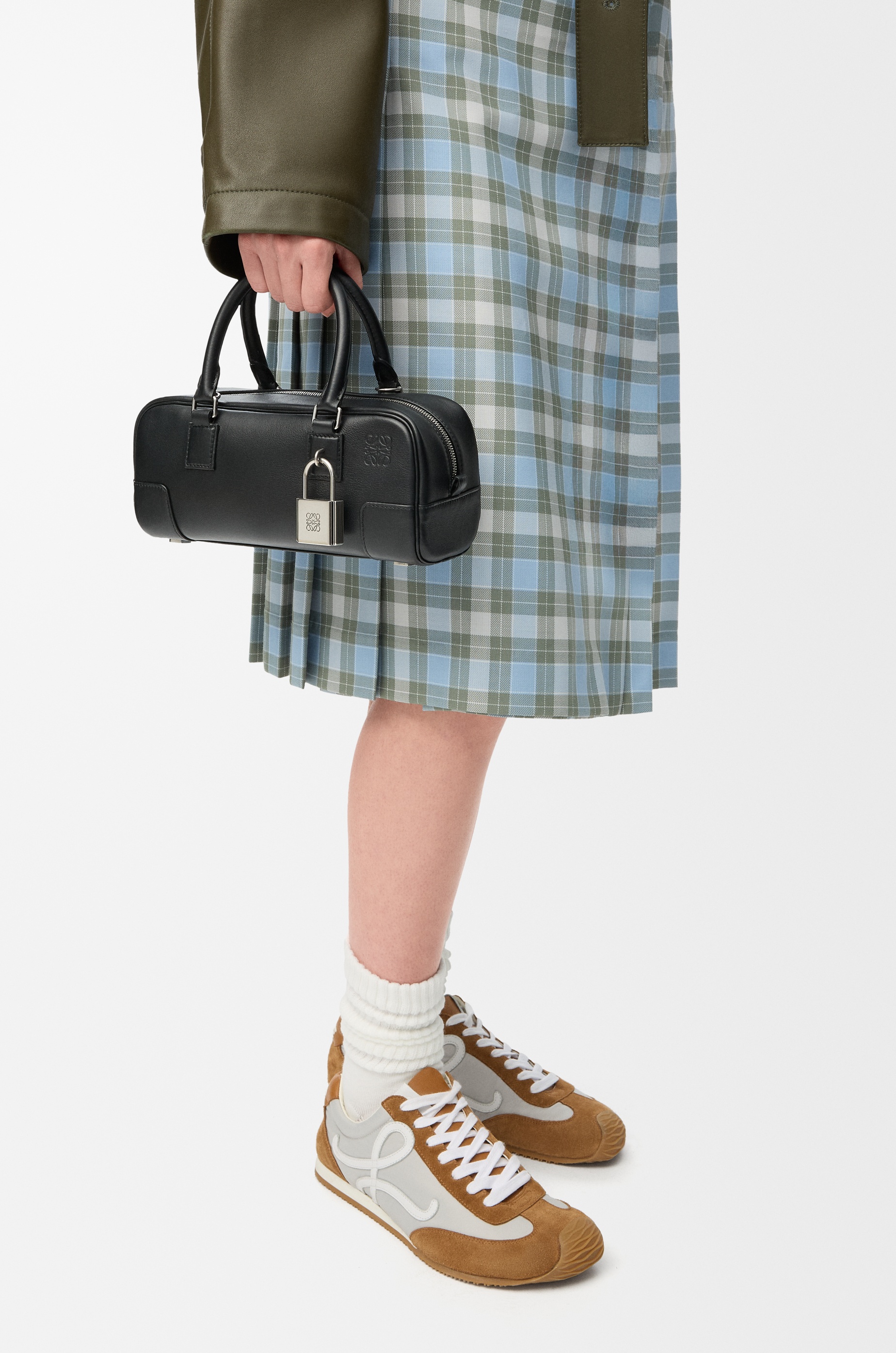 Amazona 23 cropped bag in shiny calfskin - 3