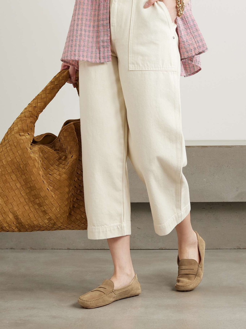 Tod's Gommino suede loafers outlook