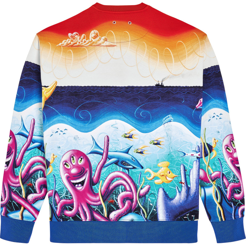 Men Cotton Sweatshirt Mareviva - Vilebrequin x Kenny Scharf 2