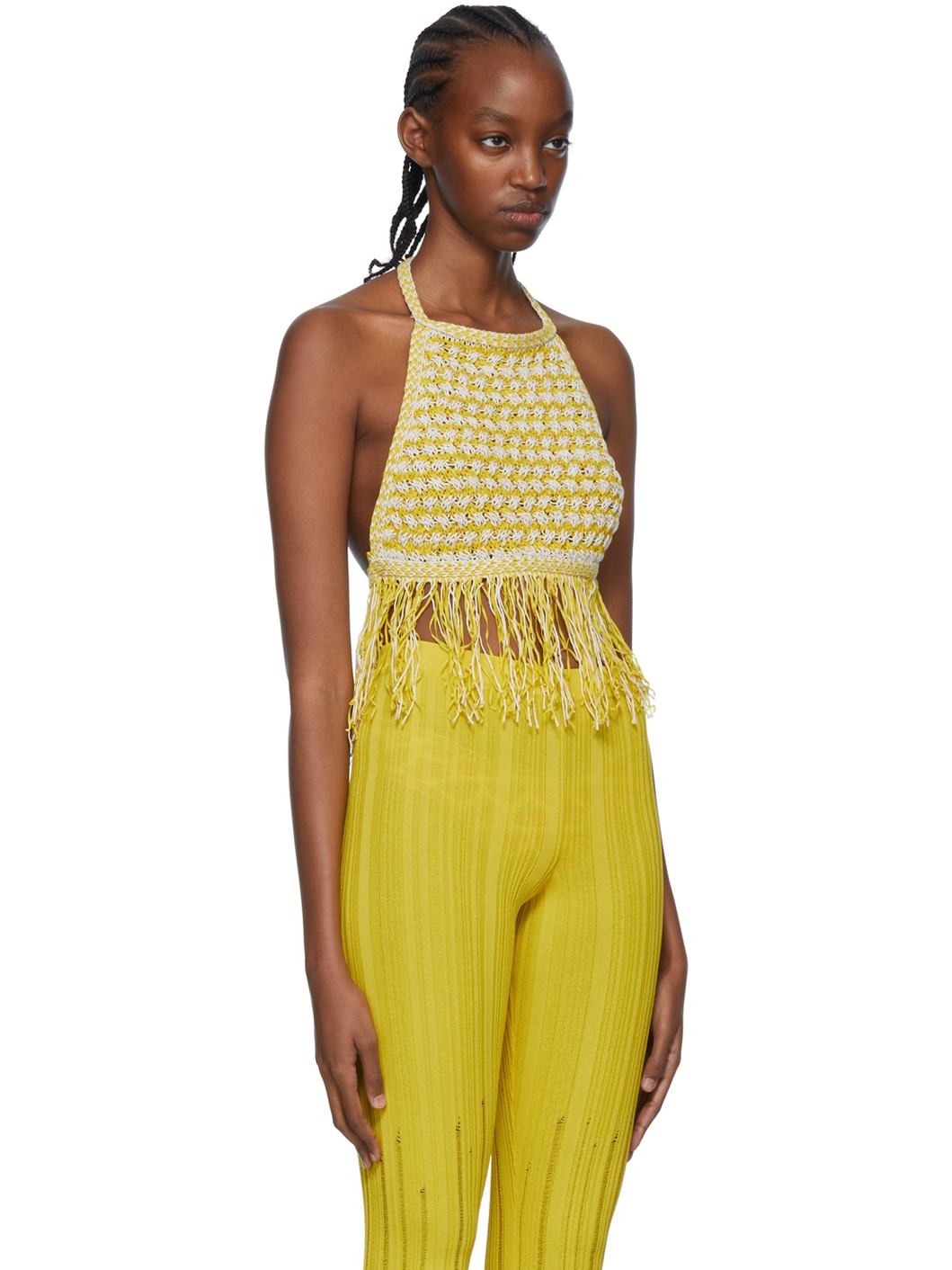 SSENSE Exclusive Yellow Cotton Tank Top - 2