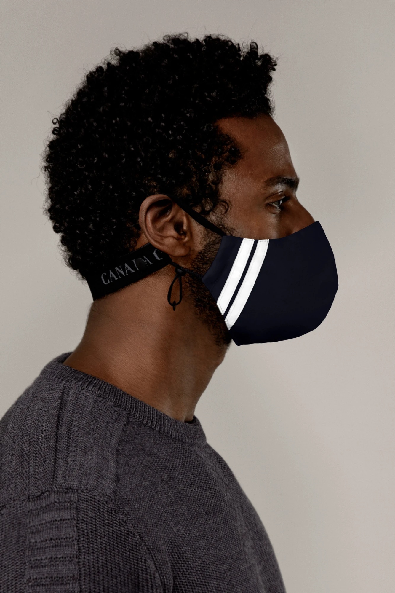 BLACK DISC FACE MASK - 1