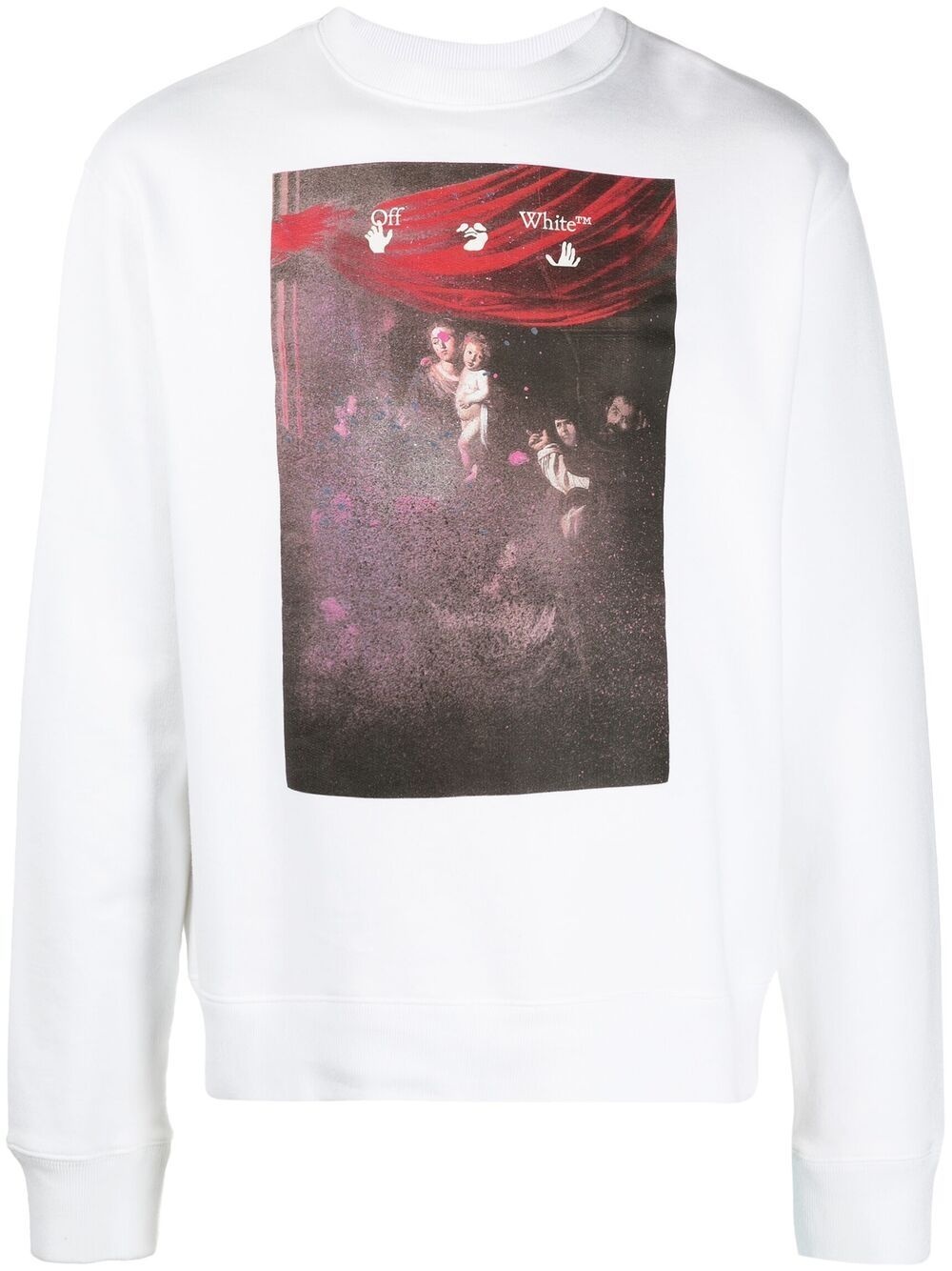 Arrows-motif printed sweatshirt - 1