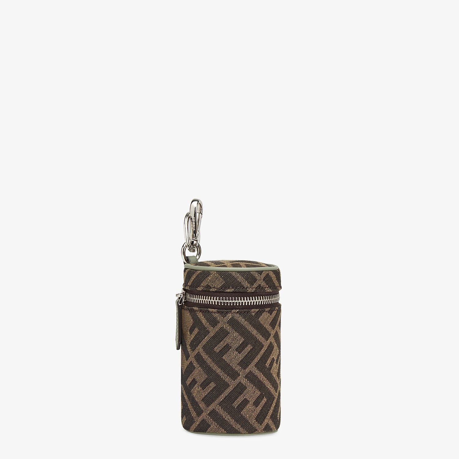 Brown fabric can holder - 2