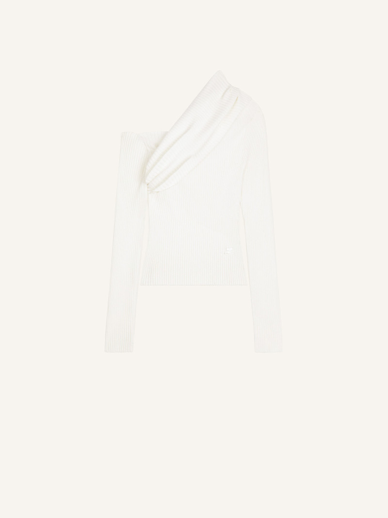 TWIST RIB KNIT SWEATER 1