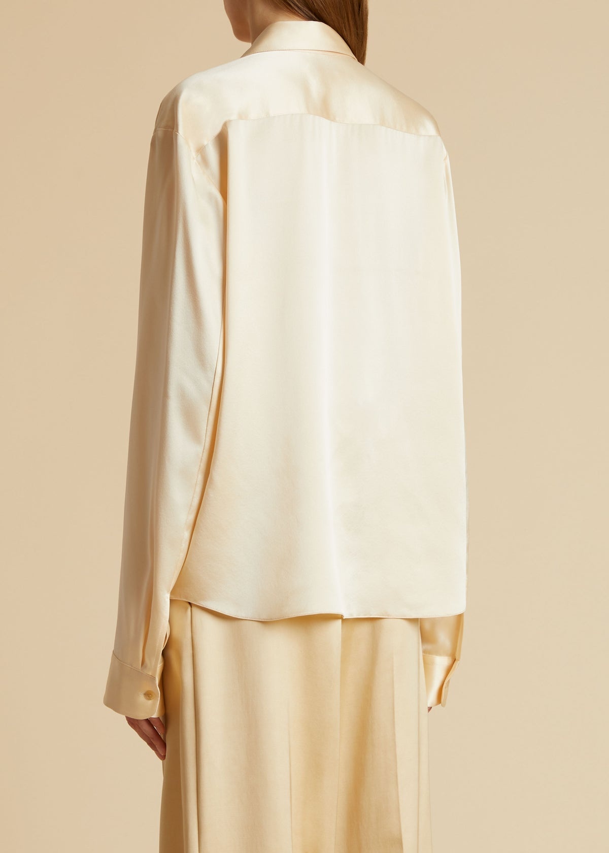 Argo silk-charmeuse shirt - 5