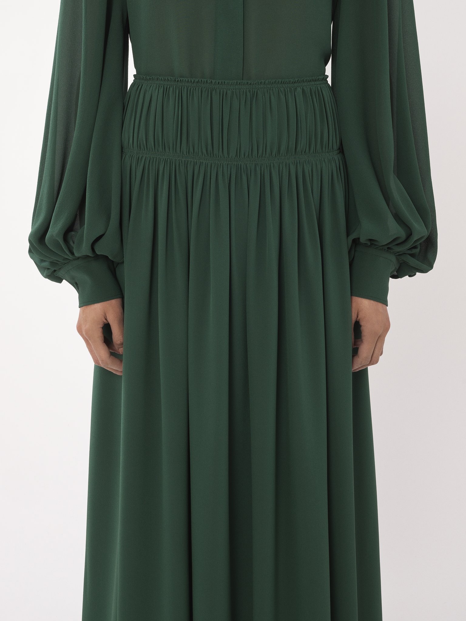 FLARED LONG SKIRT - 3