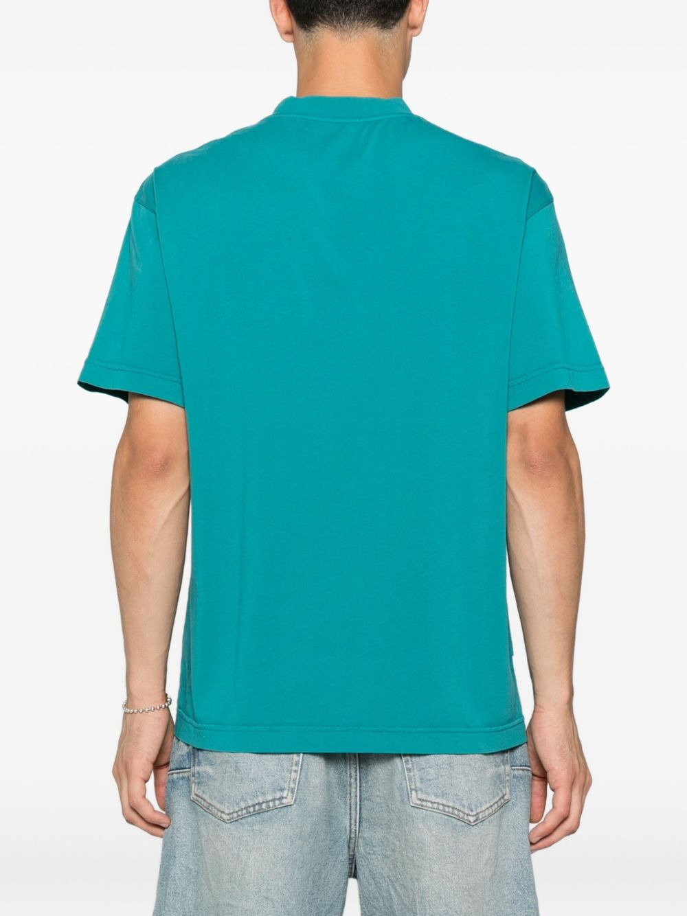logo-print cotton T-shirt - 4