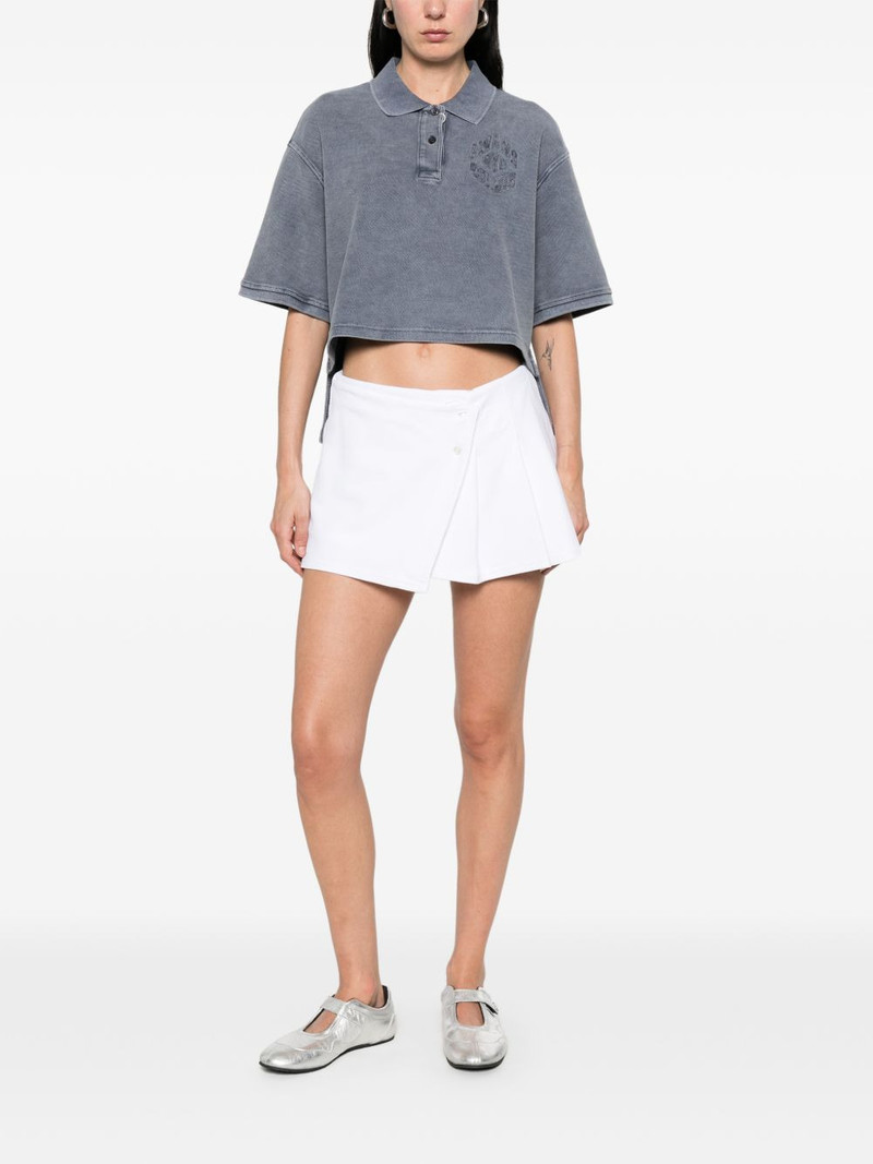Alexander Wang pleated wrap mini skirt outlook