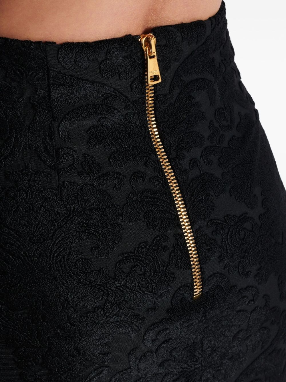 patterned-jacquard skirt - 7