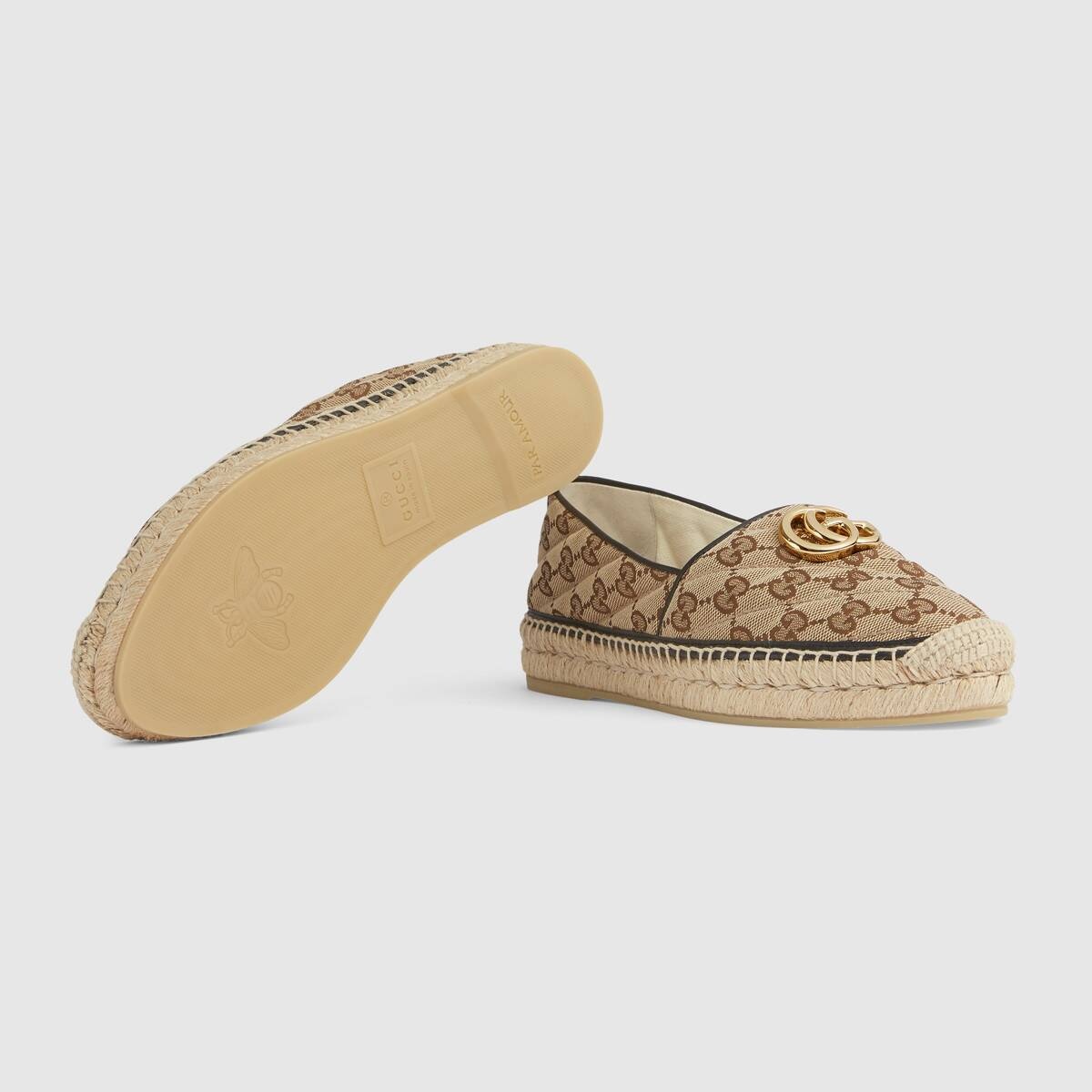 Women's GG matelassé canvas espadrille - 5