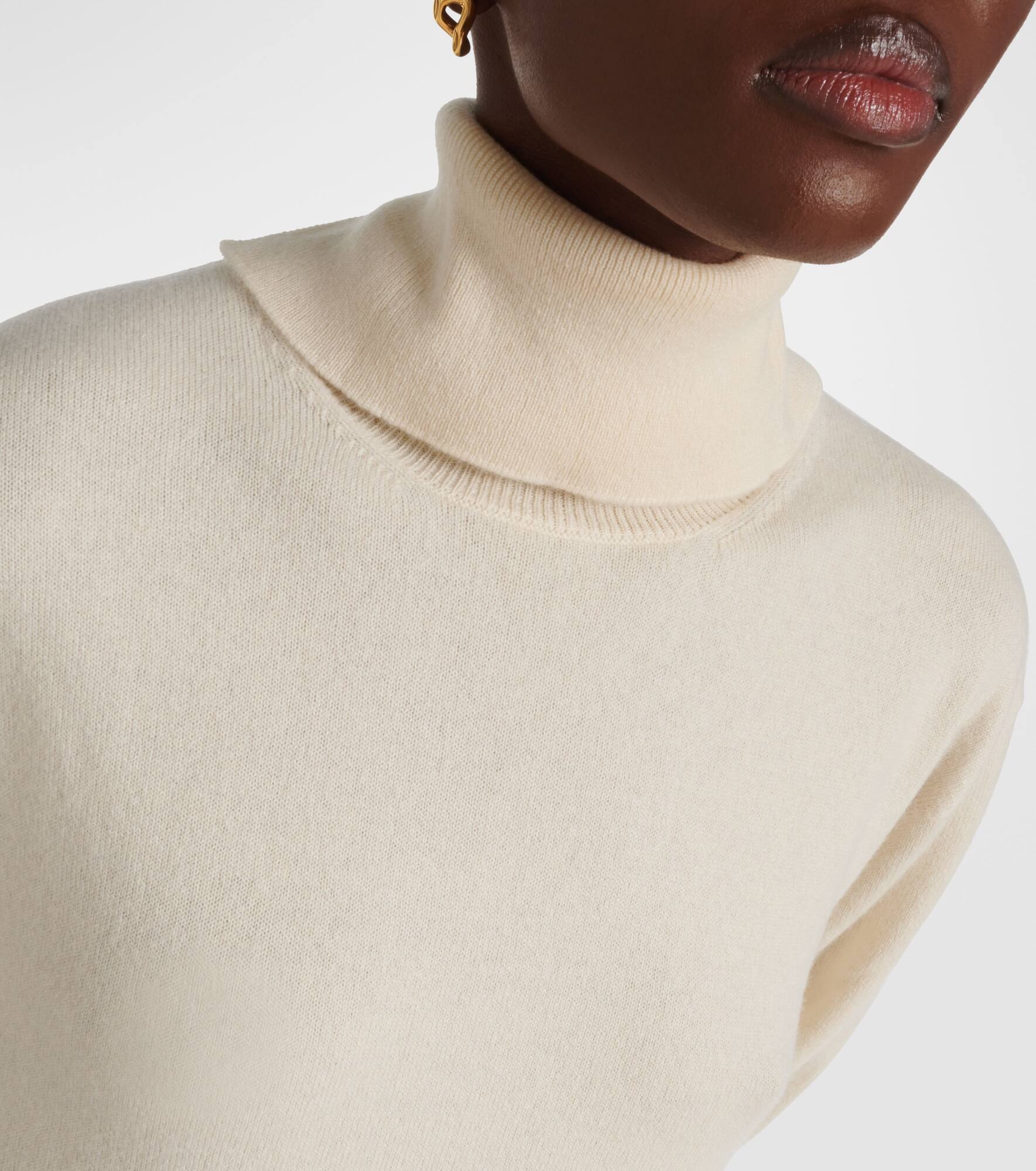 Knitted cashmere midi dress - 4