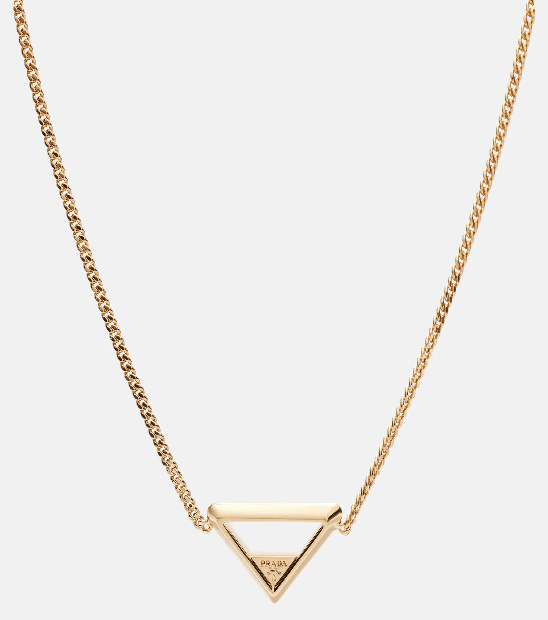 Logo chain necklace - 1