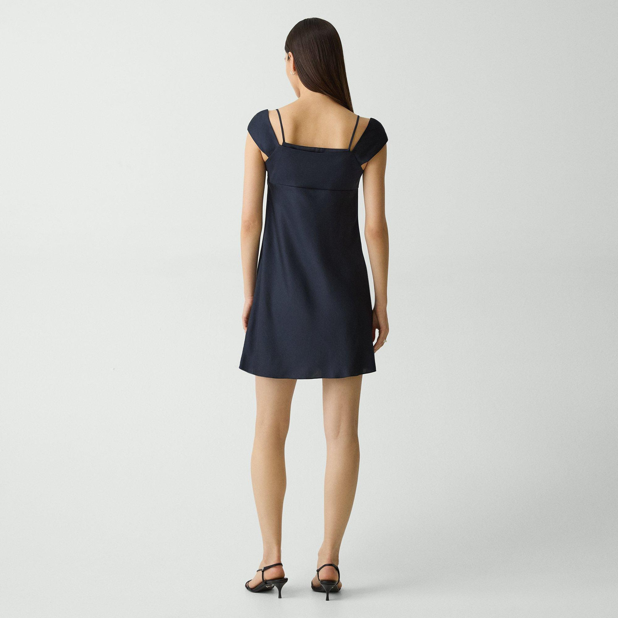 Camisole Dress in Crushed Satin - 4