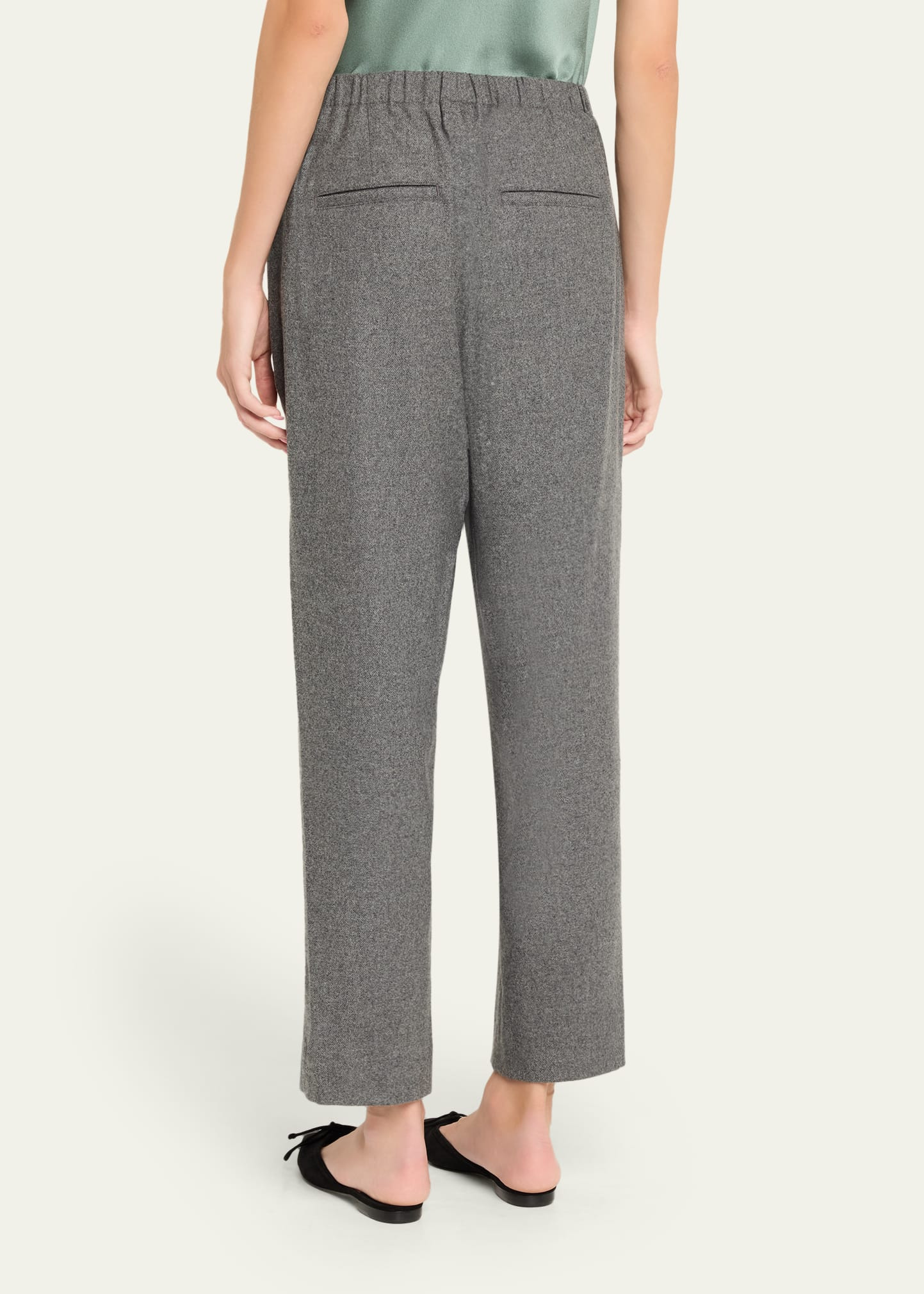 Pull-On Italian Wool-Blend Pants - 3