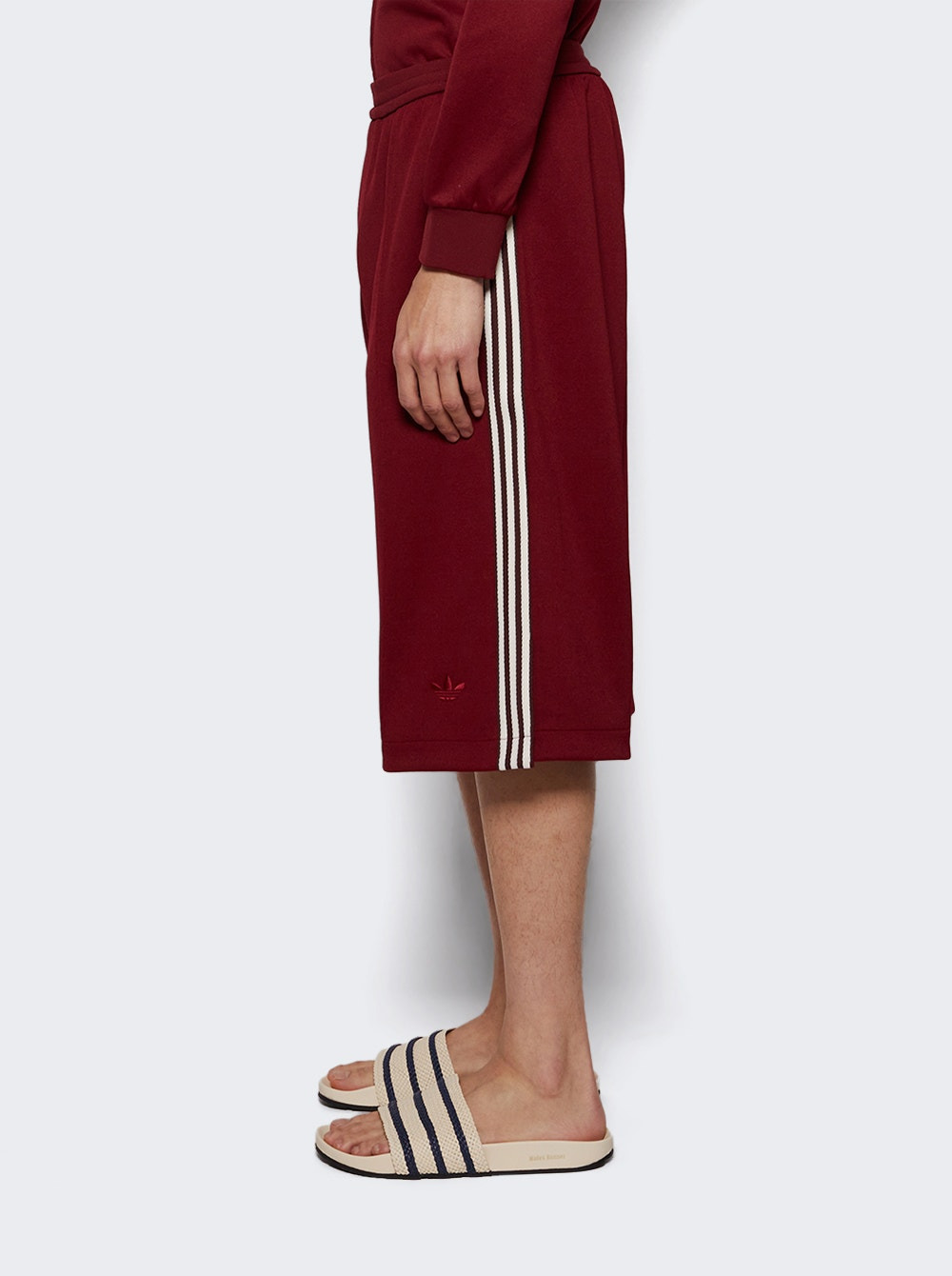 X Wales Bonner Track Shorts Collegiate Burgundy - 3