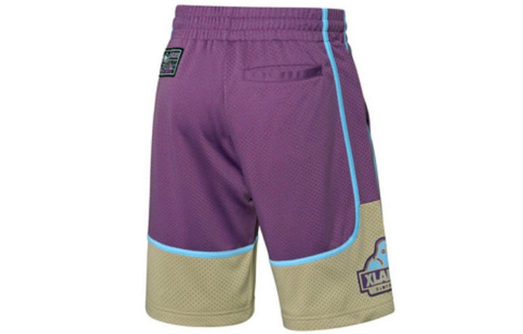Li-Ning XLARGE x BadFive Logo Basketball Shorts 'Purple' AAPP441-1 - 2