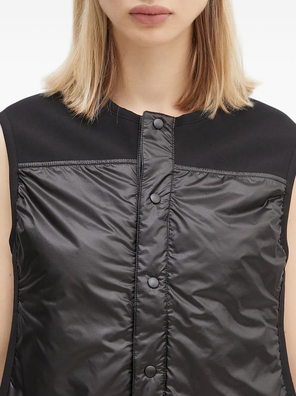 panelled sleeveless vest - 4