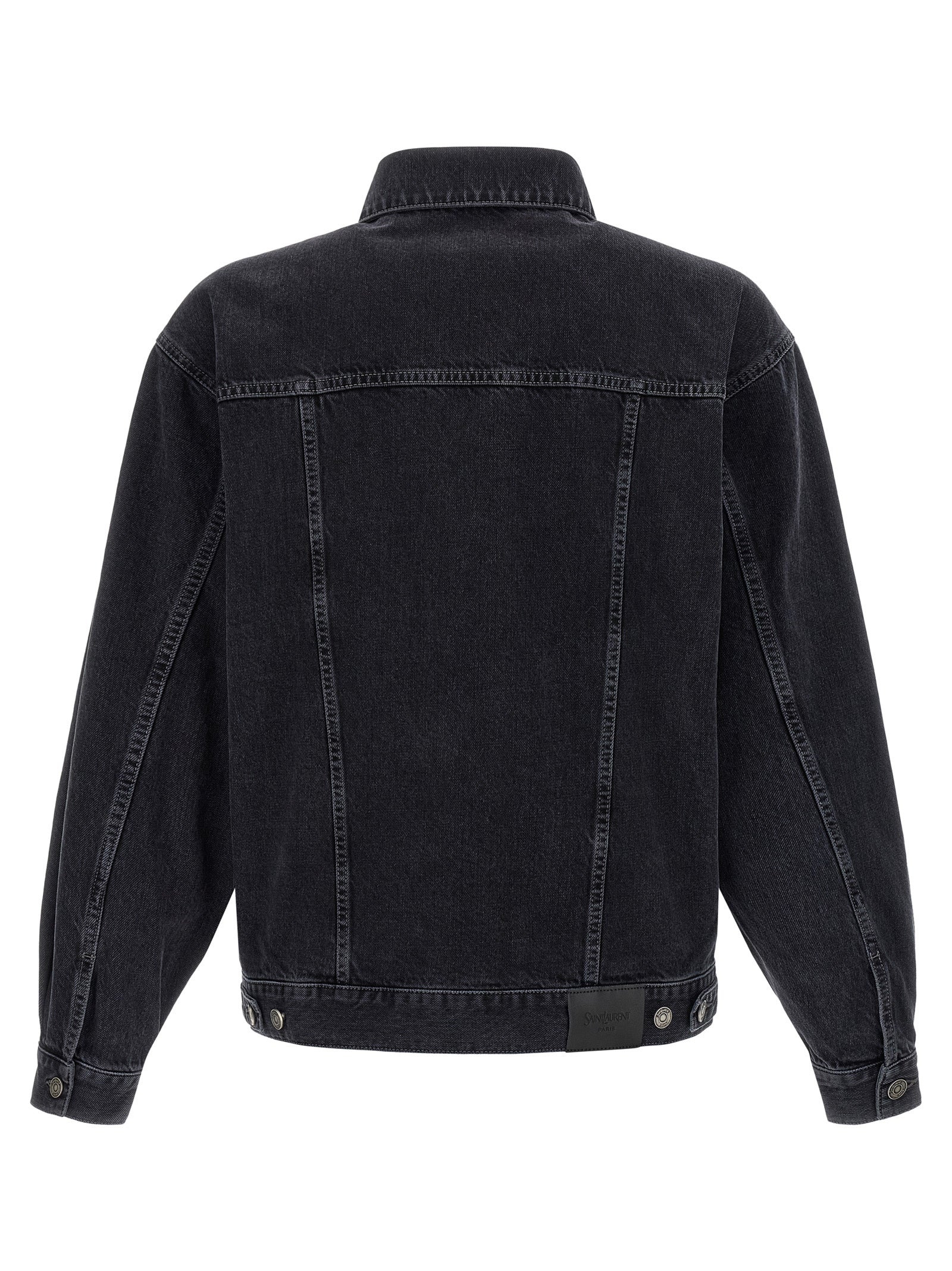 Trucker Puffer Jackets Black - 2