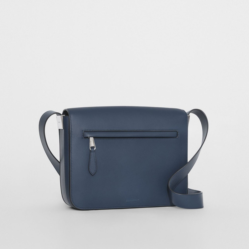 Small Grainy Leather Messenger Bag 7