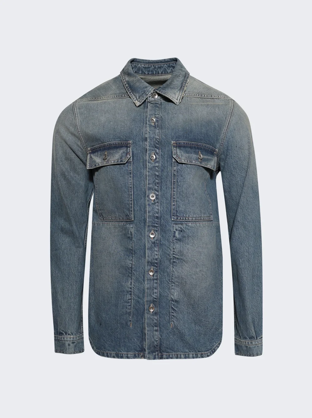 Denim Outershirt Washed Indigo - 1