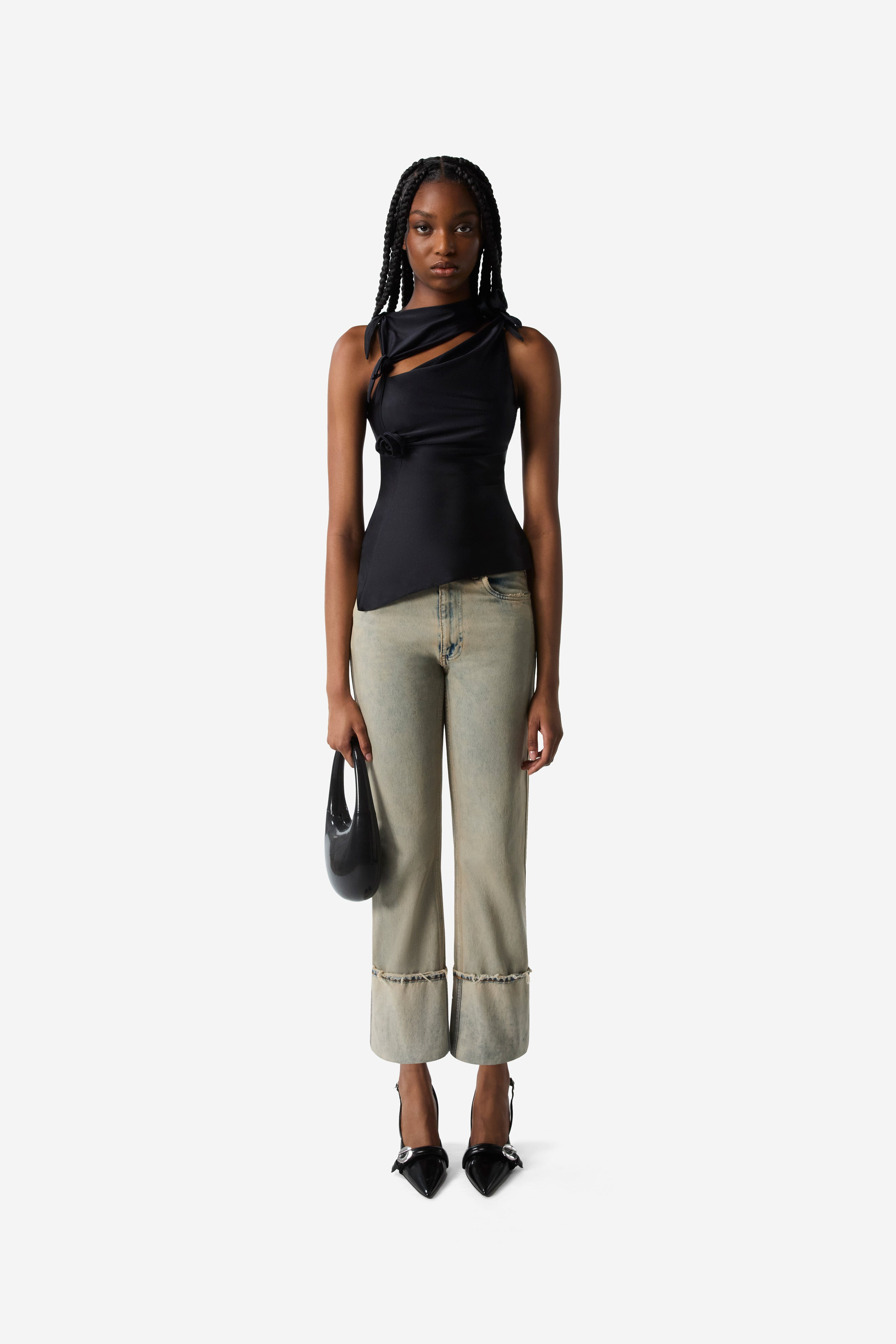 Asymmetric Flower Top - 4