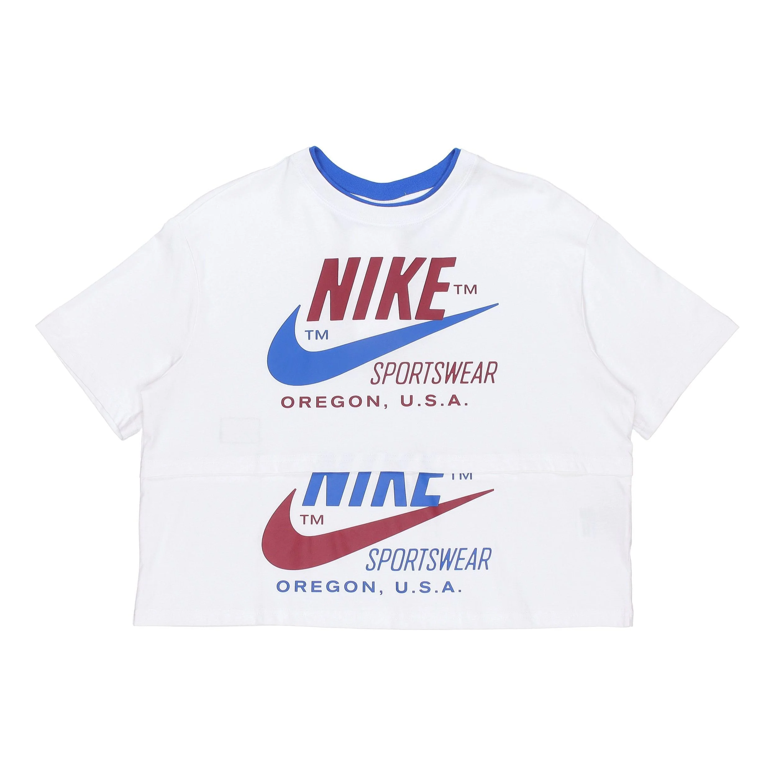 (WMNS) Nike Sportswear Icon Clash Logo Printing White DB3849-100 - 1