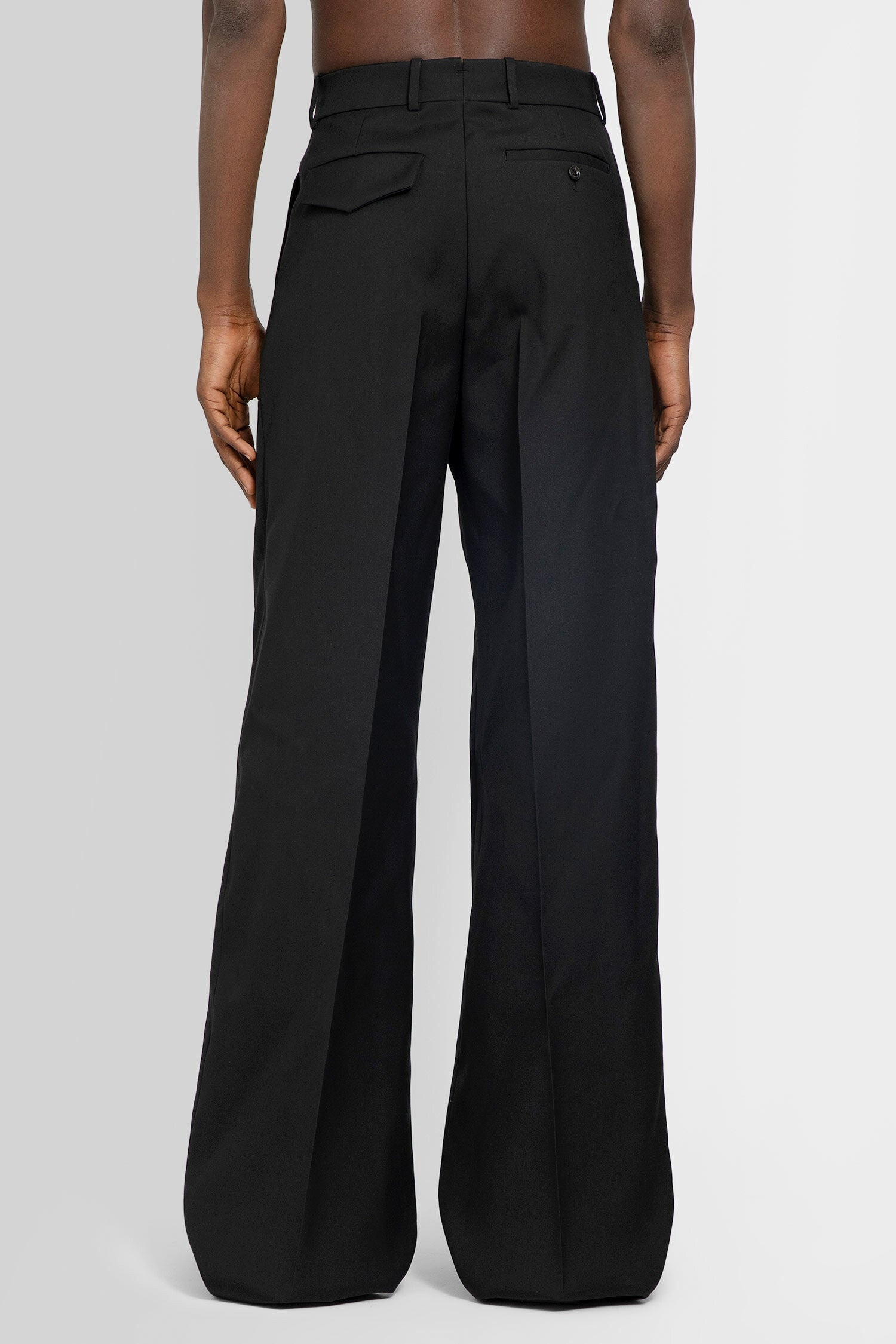 ALEXANDER MCQUEEN MAN BLACK TROUSERS - 4
