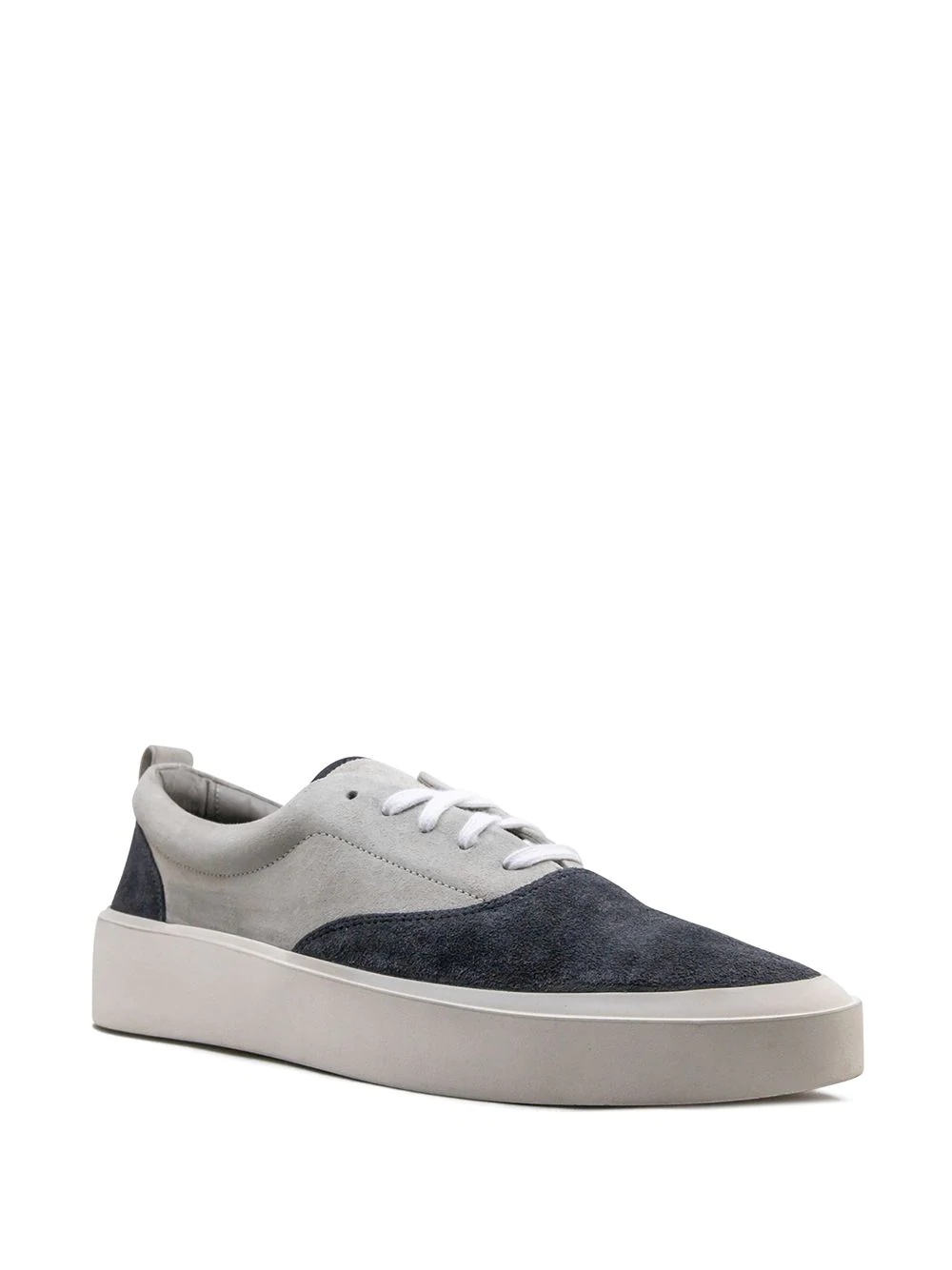 panelled low-top sneakers - 2