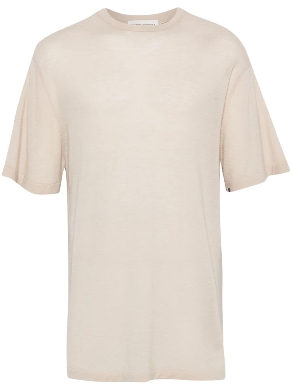 extreme cashmere Nº359 Slick T-shirt farfetch REVERSIBLE
