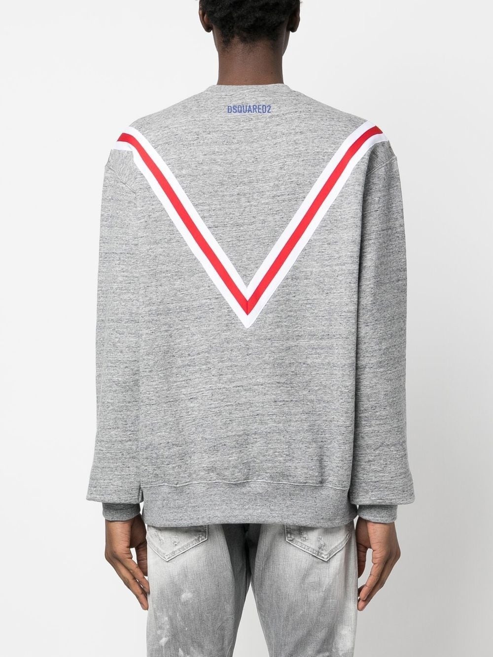 logo-embroidered cotton sweatshirt - 4