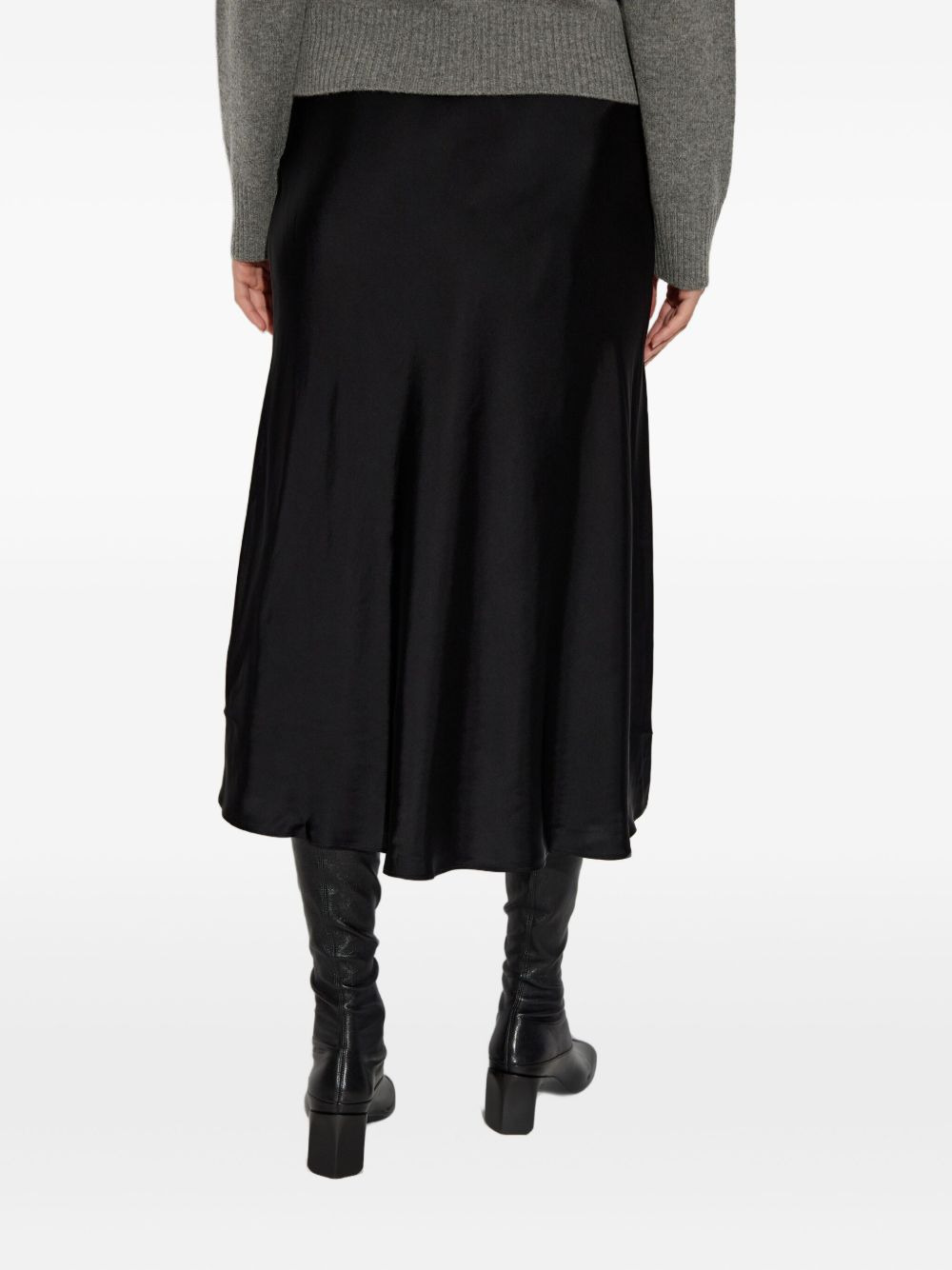 bias-cut midi skirt - 4