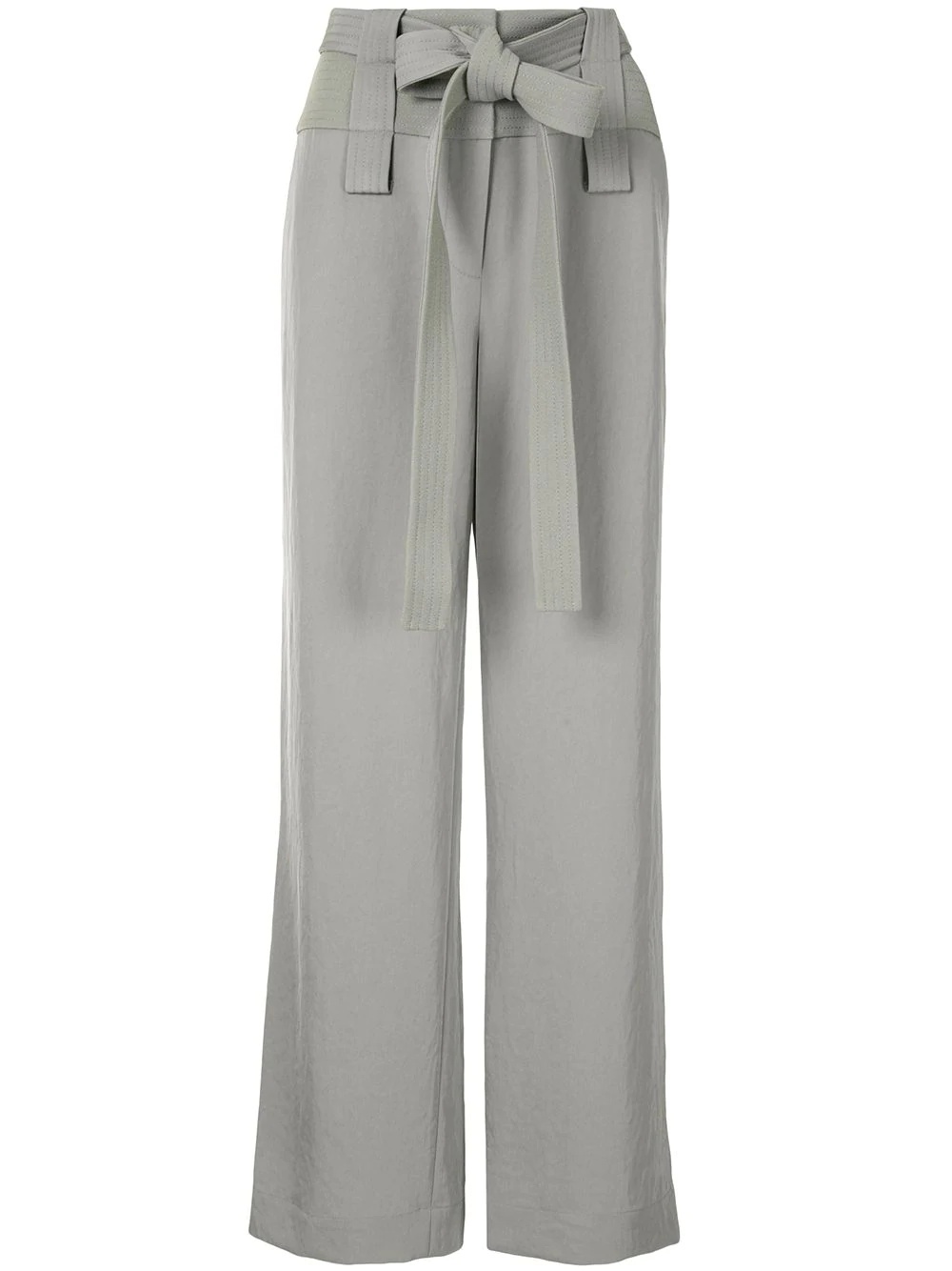 high-waisted wide trousers - 1