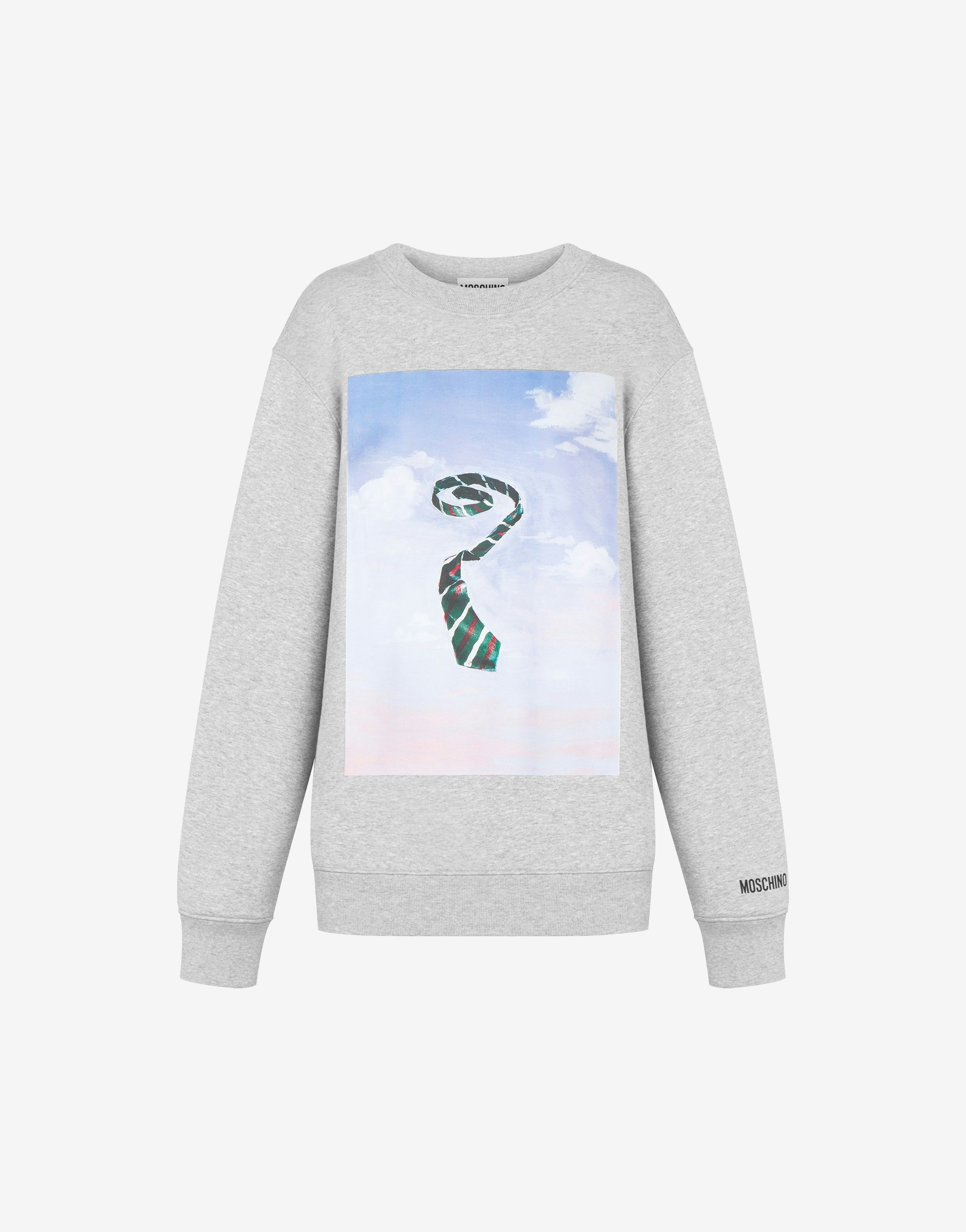 SWEATSHIRT IN ORGANIC COTTON CECI N'EST PAS UNE CRAVATTE - 1