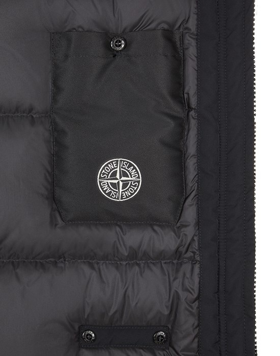 Stone Island 70826 MICRO TWILL DOWN BLACK | REVERSIBLE