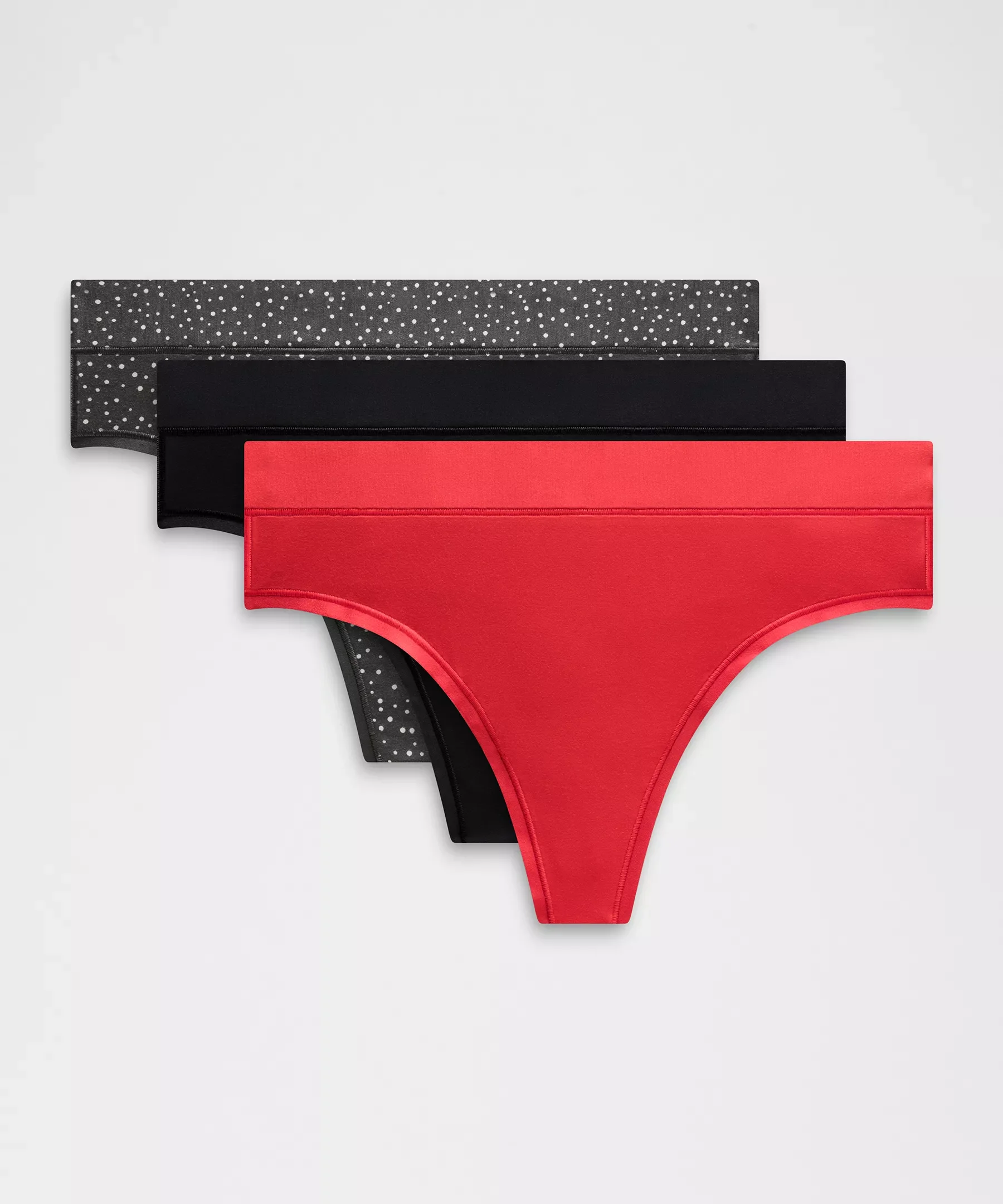 UnderEase High-Rise Thong Underwear *3 Pack - 1