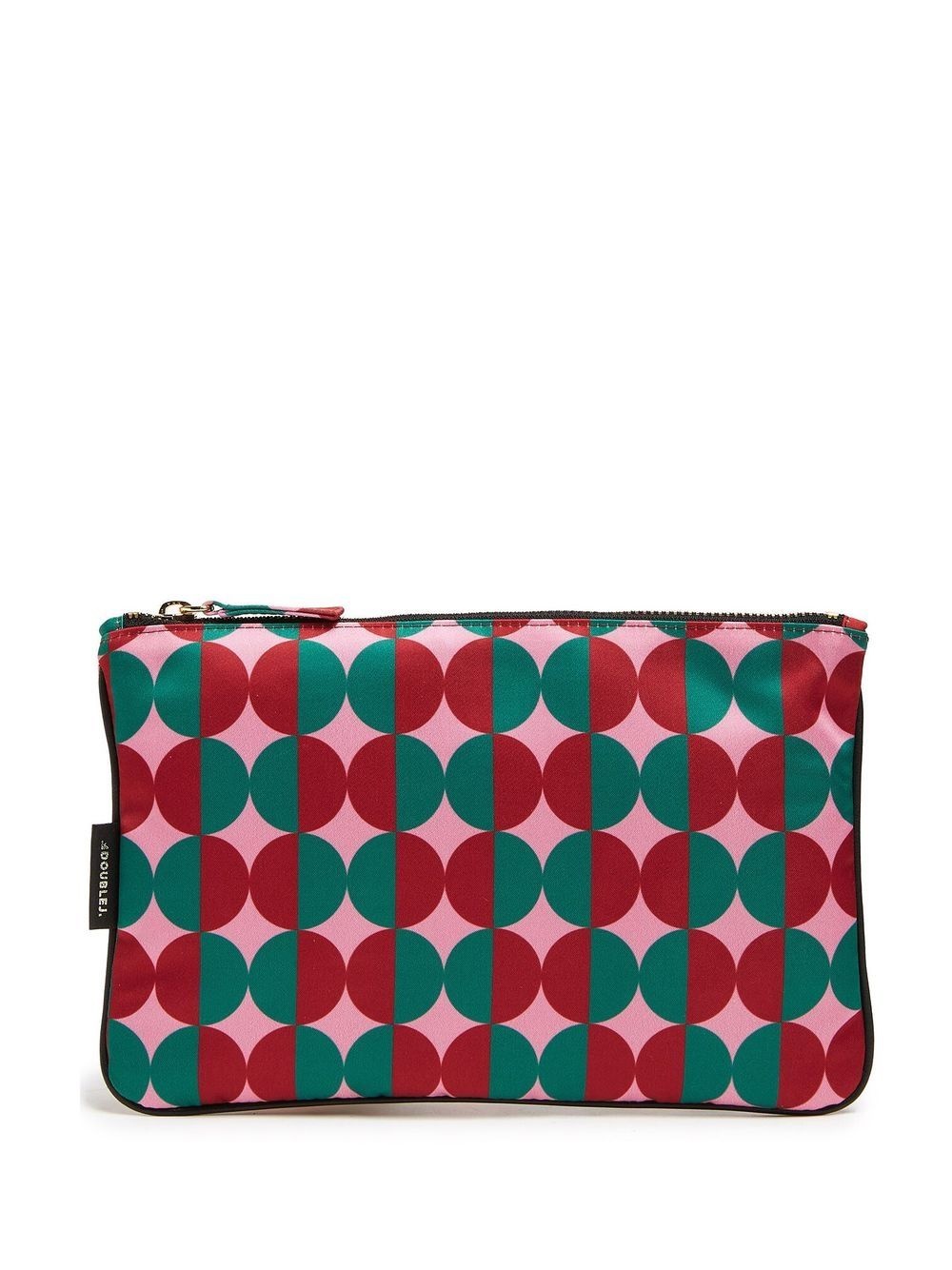 geometric-print clutch - 1