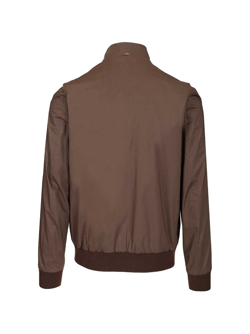 Herno zip-up cotton bomber jacket outlook
