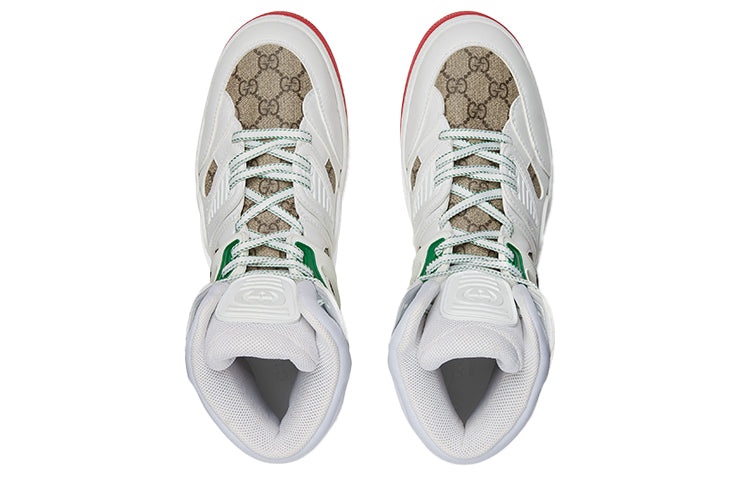 Gucci Basket High 'White Demetra Red' 673077-2SHG0-9076 - 4