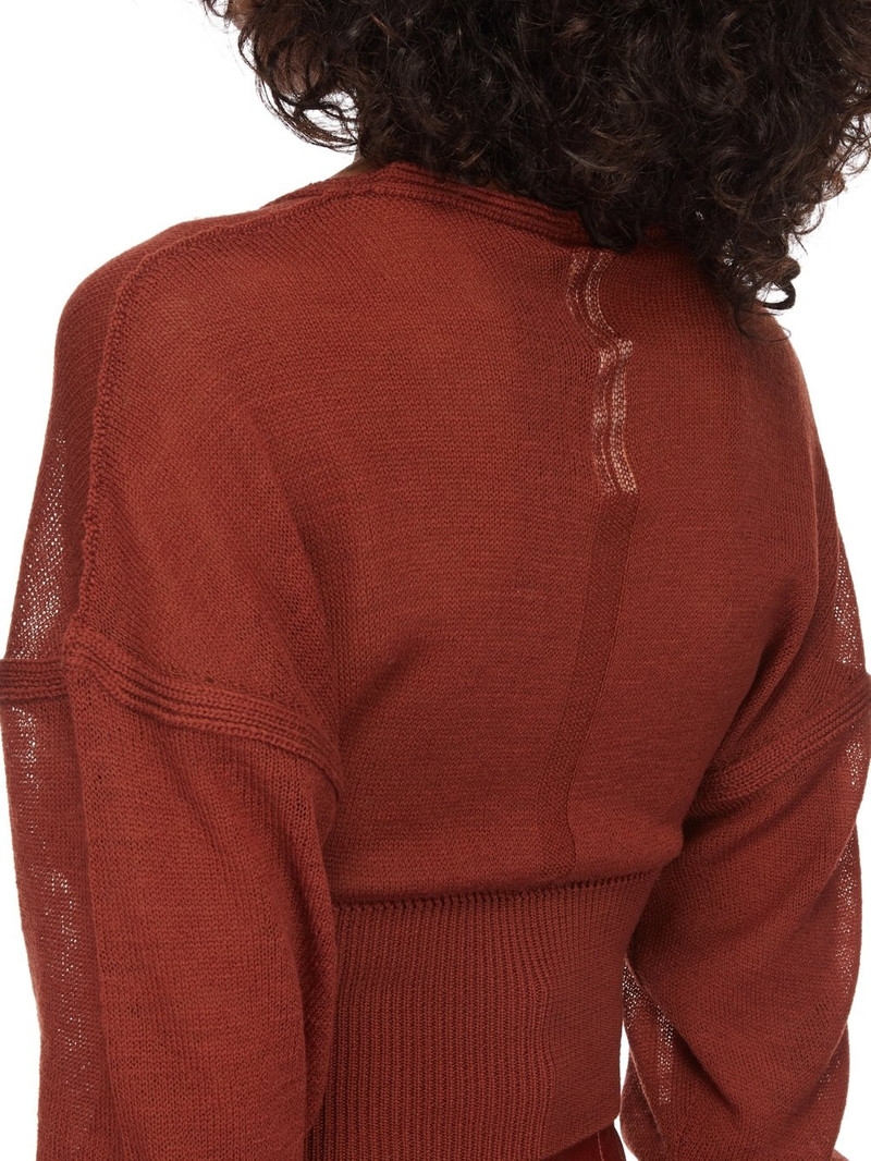 LS V fine-knit cropped jumper 5