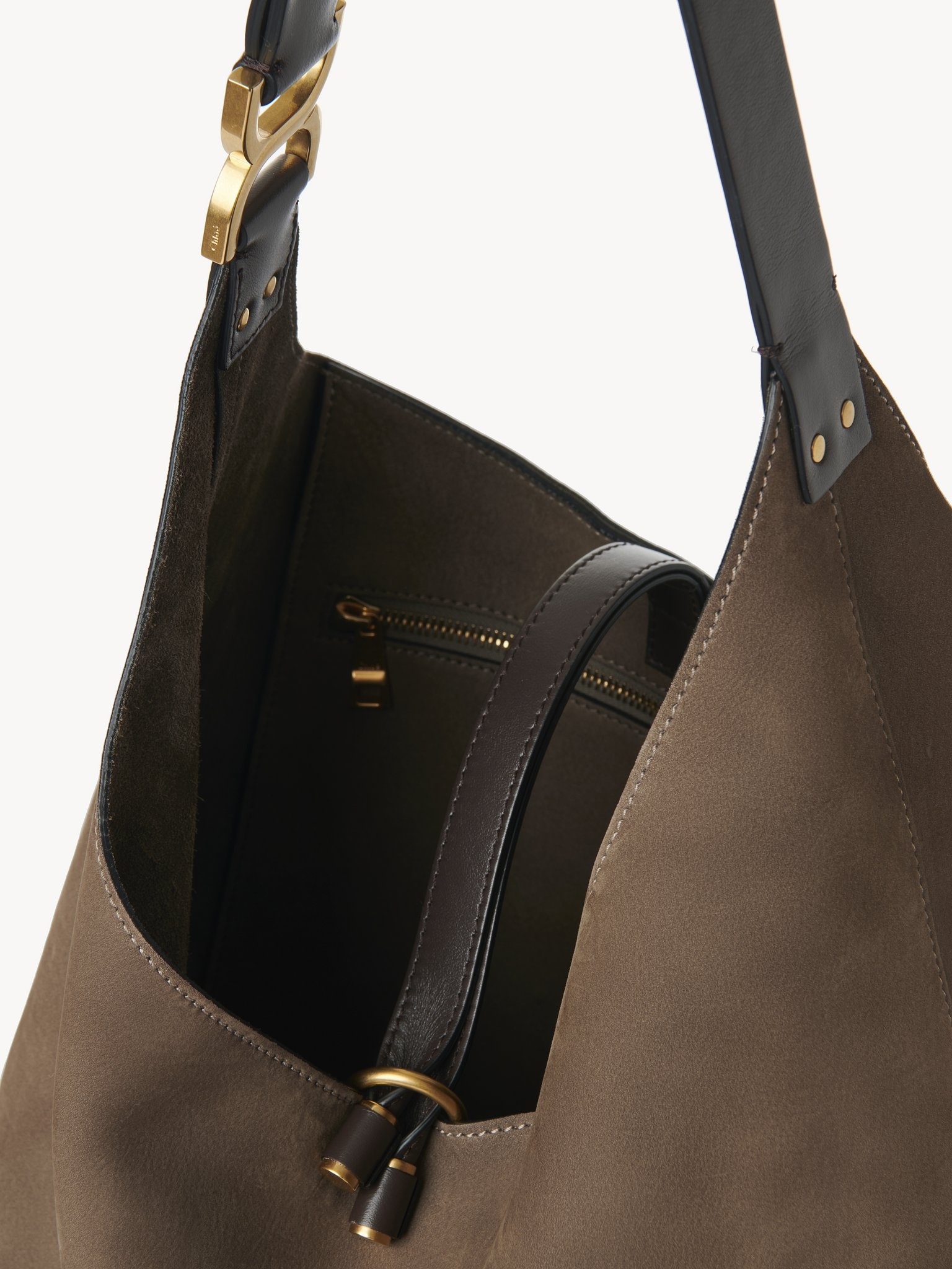 MARCIE HOBO BAG IN NUBUCK LEATHER - 6