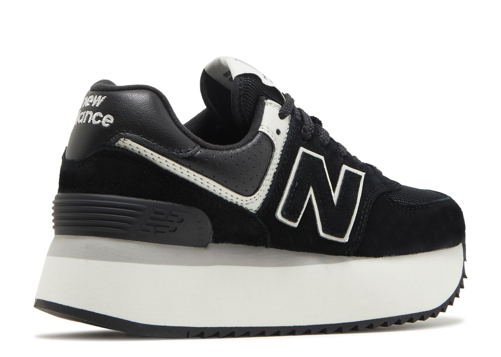 NEW BALANCE WMNS 574+ 'BLACK WHITE' - 3
