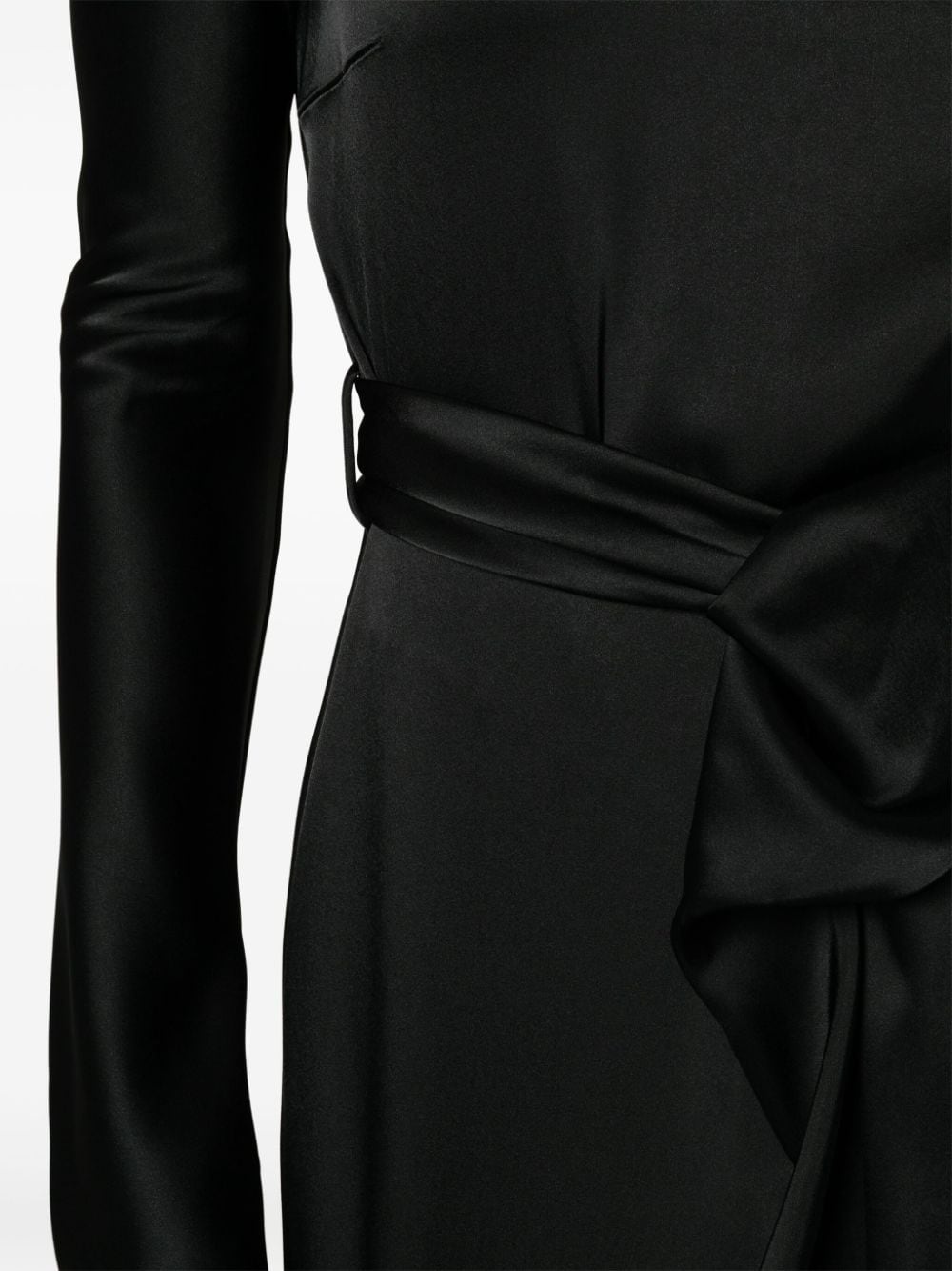 Charon twisted satin dress - 5