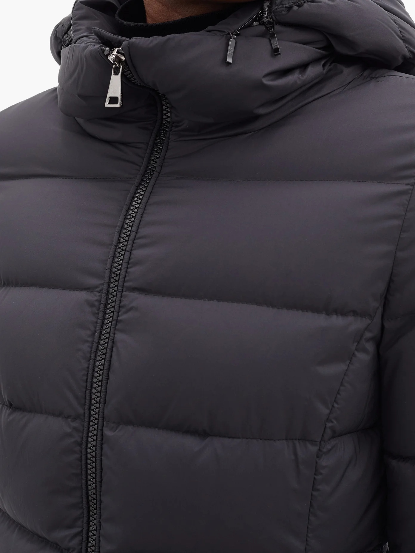 Gie hooded quilted down coat - 3