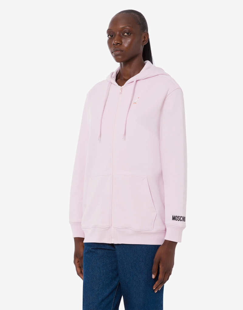 Moschino GOOSE ORGANIC COTTON SWEATSHIRT outlook