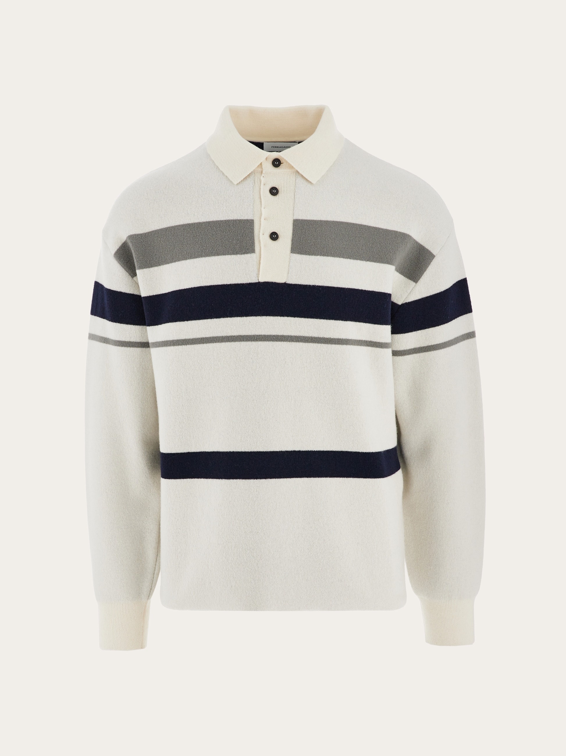 Long sleeved polo shirt - 1