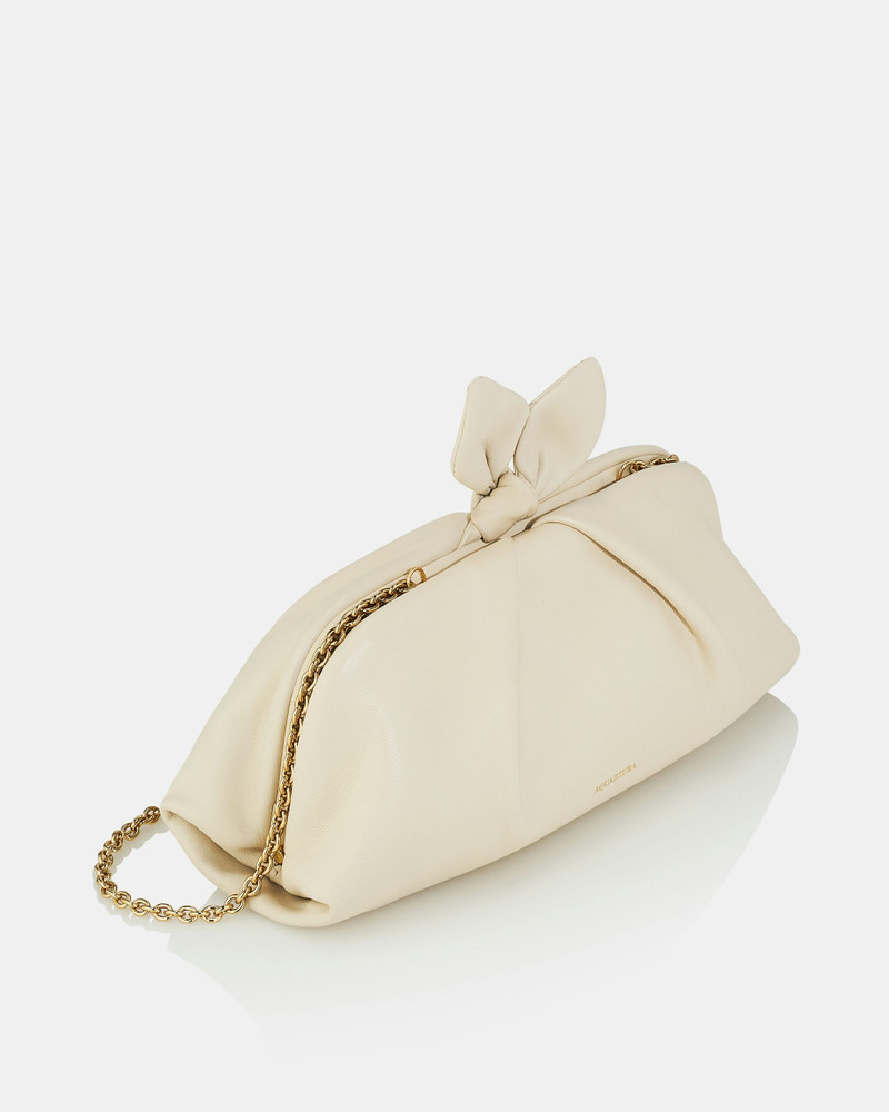 AQUAZZURA Bow Tie Clutch outlook