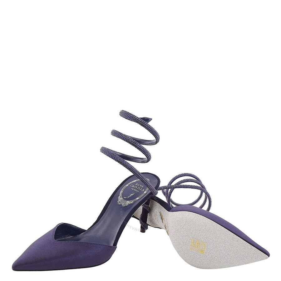 Rene Caovilla Margot 80 Satin Pumps - 2